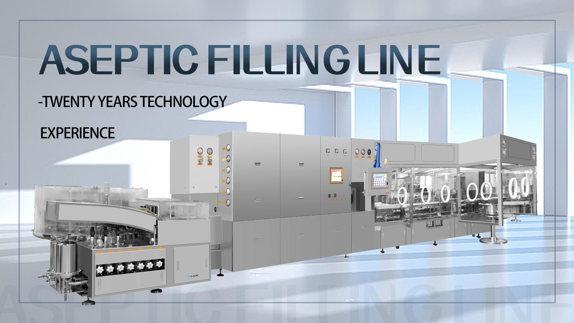 Full servo vial filling line